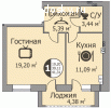  улица Дом сдается в 3 кв. 2017г. 1 комн квартира 41, 3 кв. м.